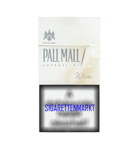 Pall Mall White Super Slims-sigaretten - Gratis verzending. Goedkope Nederland Store.